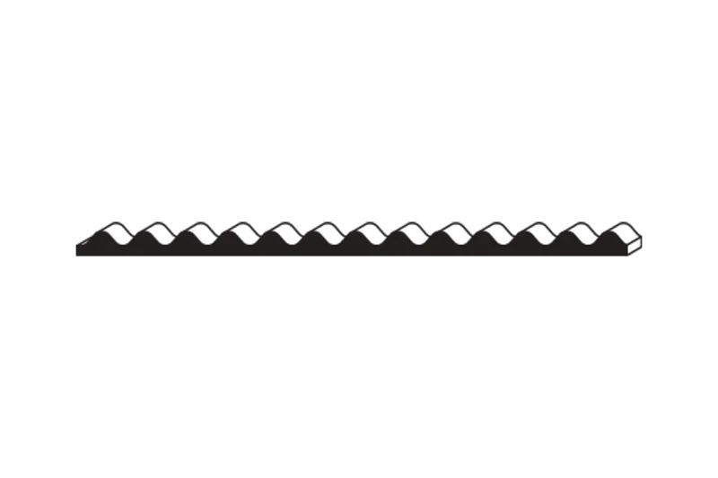 PBC Closure Strip — MBCI published product reference figure. The shown finish and configuration are representative; refer to the selected product options.