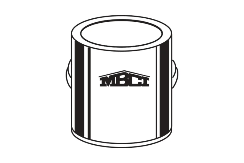 Touch-Up Brush Primer — MBCI published product reference figure. The shown finish and configuration are representative; refer to the selected product options.