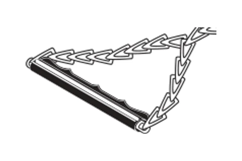 Vent Pull Chain with Handle — MBCI pull-chain handle and chain detail cropped from the official vent-hardware illustration. The detail is not a full chain-length view.