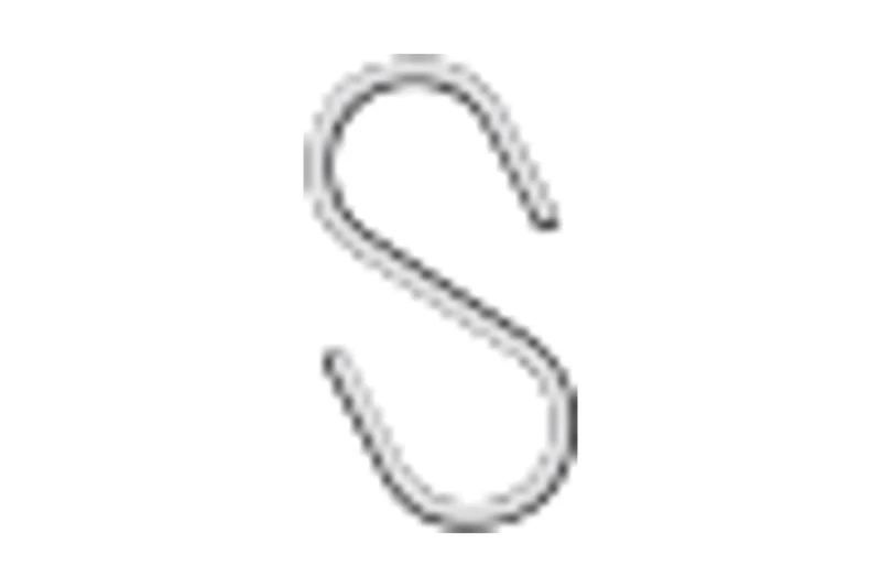 Vent "S" Hook — MBCI vent s hook detail cropped from the official product-gallery hardware illustration. Dimensions are not inferred from the illustration.
