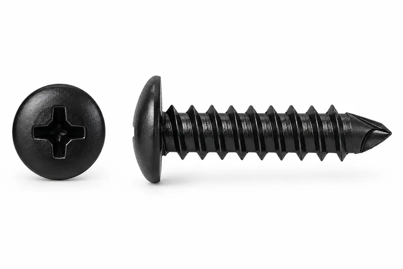 14 x 2" Deck Screw — AI-generated front and side illustration