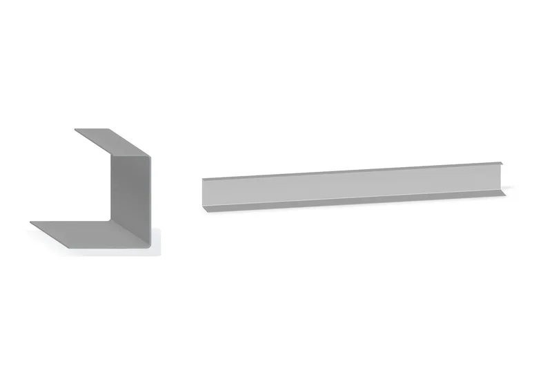 BattenLok® HS - Transition Channel — Product reference illustration. The shown finish and dimensions are representative; refer to the selected product options.