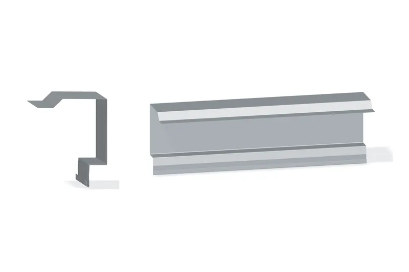 Box Rake Trim - PBR — Product reference illustration. The shown finish and dimensions are representative; refer to the selected product options.