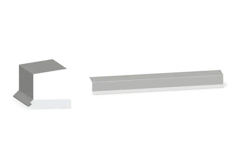 Denver Eave Trim — Product reference illustration. The shown finish and dimensions are representative; refer to the selected product options.