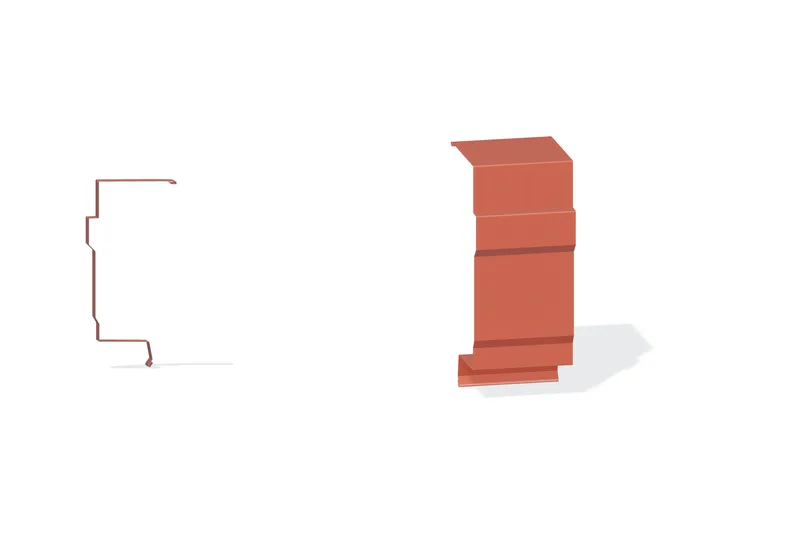 Edgecraft Northern Std. High Eave Expansion Cover - Double-Lok, Ultra-Dek Roof with 3/4" Thru 1-3/4" Wall Panel — Product reference illustration. The shown finish and dimensions are representative; refer to the selected product options.