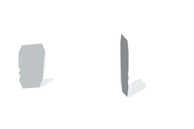Edgecraft Southern Std. Eave Gutter End Cap - Double-Lok, Ultra-Dek — Product reference illustration. The shown finish and dimensions are representative; refer to the selected product options.
