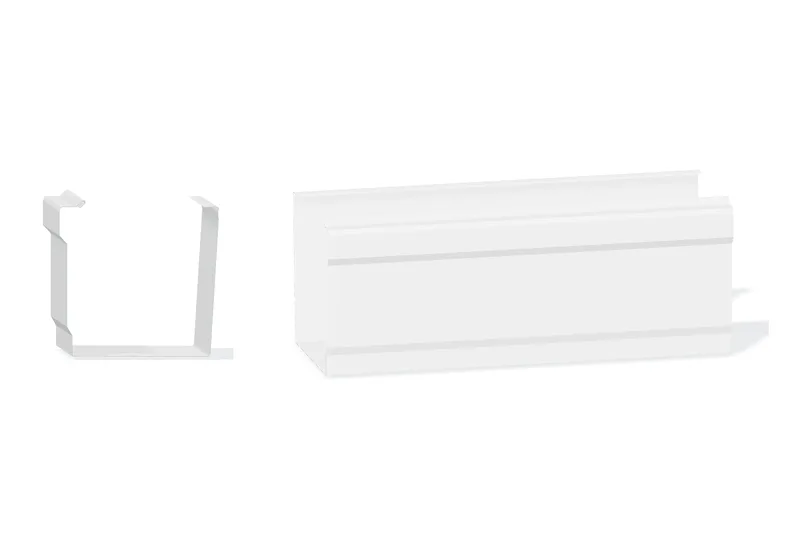 Edgecraft Northern Lg. Mitered Eave Gutter — Product reference illustration. The shown finish and dimensions are representative; refer to the selected product options.