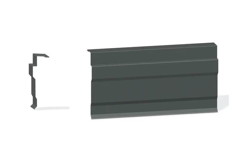 Edgecraft Northern Std. Peak Box - BattenLok HS, SuperLok Roof At Steel Line with 1-1/4" Wall Panel — Product reference illustration. The shown finish and dimensions are representative; refer to the selected product options.