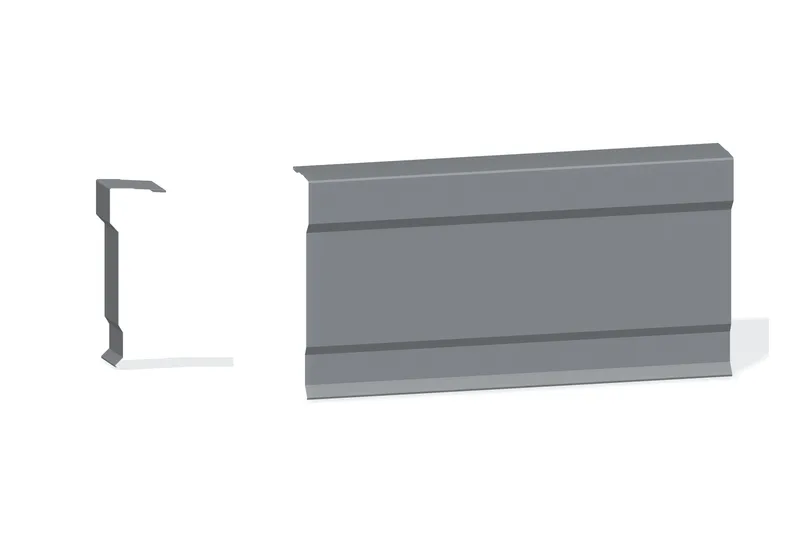 Edgecraft Southern Lg. Peak Box - Roof At Steel Line with 1-1/4" Wall Panel — Product reference illustration. The shown finish and dimensions are representative; refer to the selected product options.