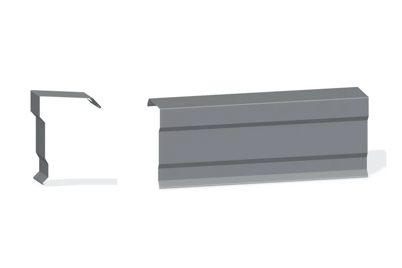 Edgecraft Southern Std. Peak Box - PBR Roof At Steel Line Up To 3/4" with 3" Wall Panel — Product reference illustration. The shown finish and dimensions are representative; refer to the selected product options.