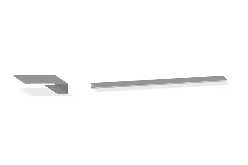 Framed Opening Jamb Trim - PBU — Product reference illustration. The shown finish and dimensions are representative; refer to the selected product options.