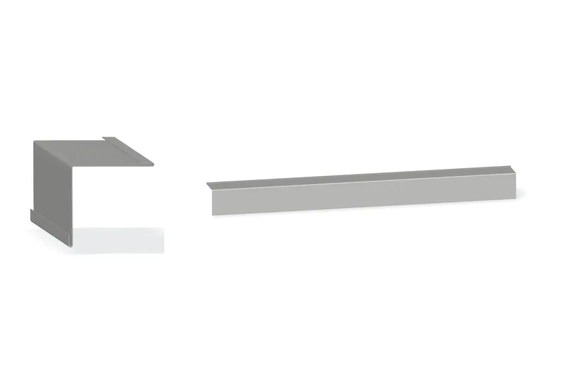 Inside Corner Trim 2-1/2" x 2-1/2" — Product reference illustration. The shown finish and dimensions are representative; refer to the selected product options.