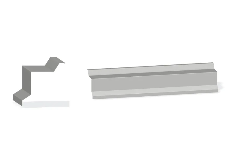 Inside Corner Trim Parametric - AVP — Product reference illustration. The shown finish and dimensions are representative; refer to the selected product options.