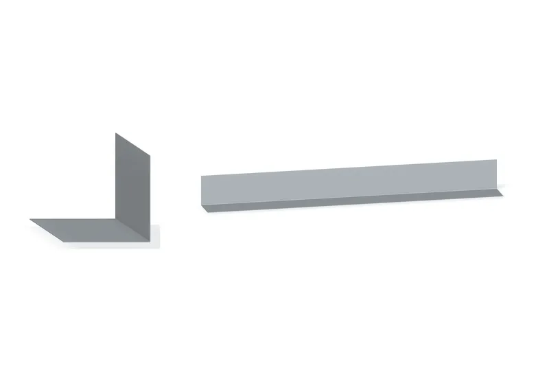 Inside Corner Trim - PBU — Product reference illustration. The shown finish and dimensions are representative; refer to the selected product options.