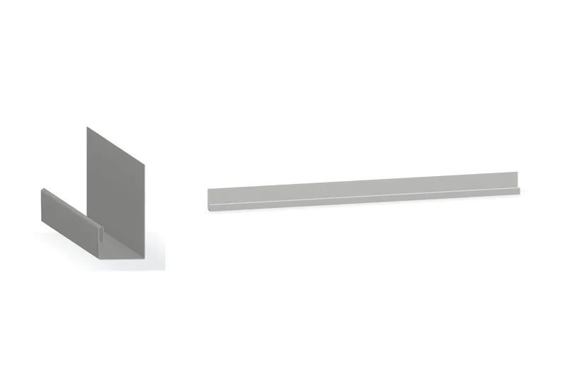 J Channel — Product reference illustration. The shown finish and dimensions are representative; refer to the selected product options.