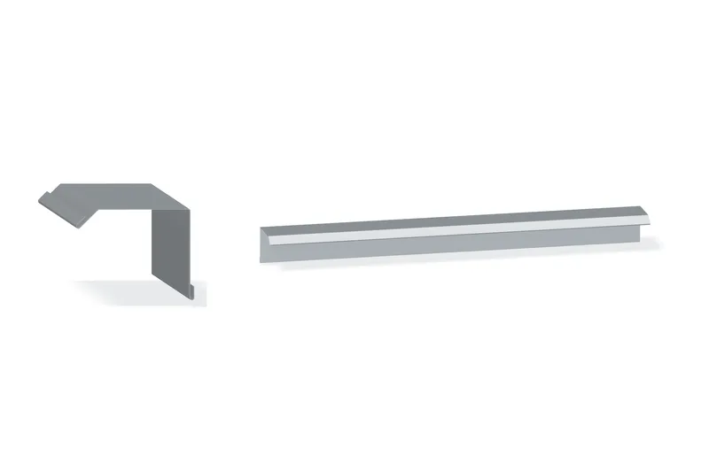 Masonry Inside Corner Trim - FW-120 — Product reference illustration. The shown finish and dimensions are representative; refer to the selected product options.