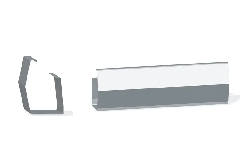 Optional Sculptured Gutter · order reference 60.24.018.FL247H — Product reference illustration. The shown finish and dimensions are representative; refer to the selected product options.