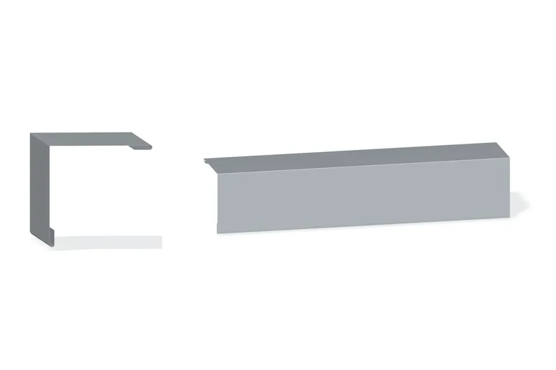 Outside Corner Trim 7" x 7" — Product reference illustration. The shown finish and dimensions are representative; refer to the selected product options.