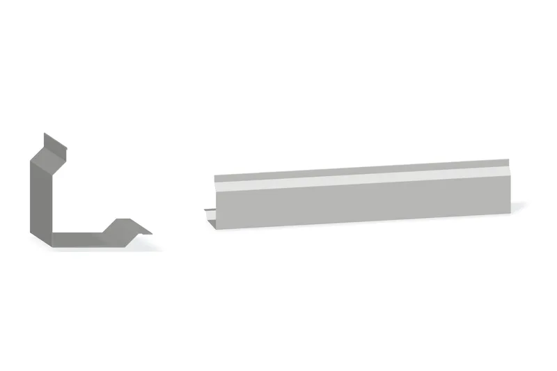 Outside Corner Trim Parametric - PBU — Product reference illustration. The shown finish and dimensions are representative; refer to the selected product options.