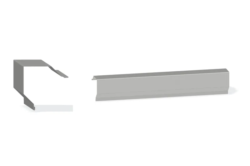 Outside Corner Trim - PBR · order reference 69.24.001.F830 — Product reference illustration. The shown finish and dimensions are representative; refer to the selected product options.