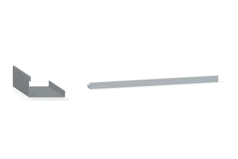 Retrofit Head or Jamb Trim - NuWall® — Product reference illustration. The shown finish and dimensions are representative; refer to the selected product options.
