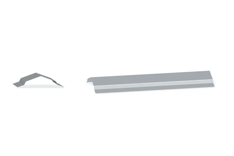 Ridge Flashing · order reference 60.29.018.AG200 — Product reference illustration. The shown finish and dimensions are representative; refer to the selected product options.