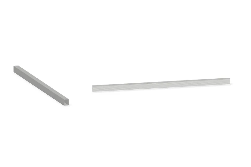 Roll Form Downspout - Straight — Product reference illustration. The shown finish and dimensions are representative; refer to the selected product options.