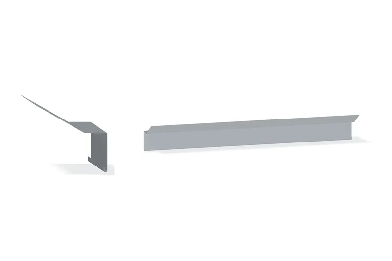 Roof to Fascia or Sill Sash Trim — Product reference illustration. The shown finish and dimensions are representative; refer to the selected product options.
