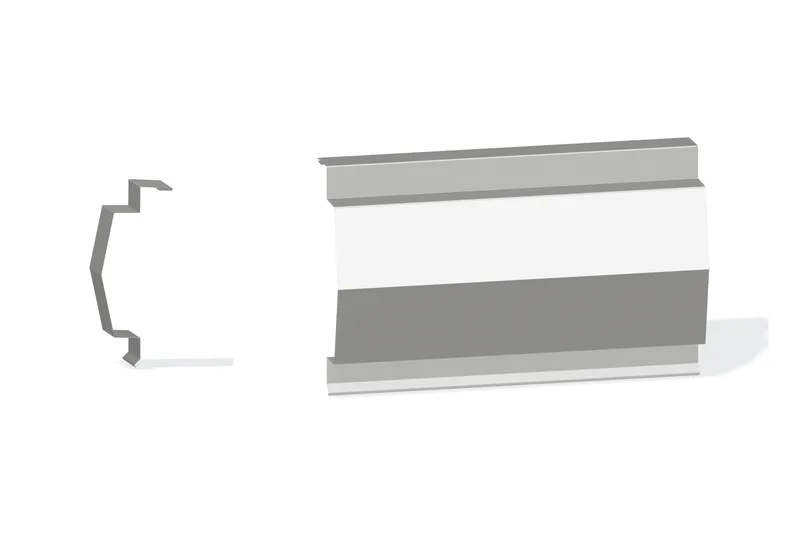 Sculptured Northern Lg. Peak Box - Roof At Steel Line with 1-1/4" Wall Panel — Product reference illustration. The shown finish and dimensions are representative; refer to the selected product options.