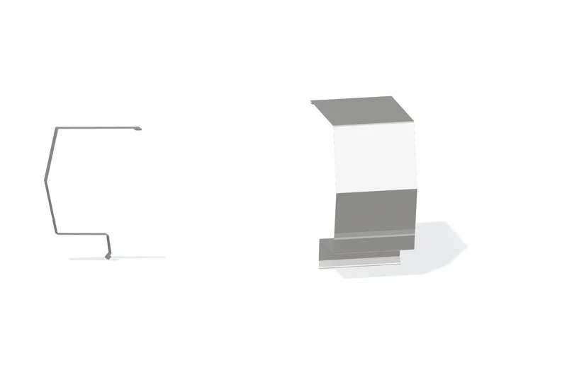 Sculptured Southern Lg. High Eave Expansion Cover - Roof with 3/4" Thru 1-3/4" Wall Panel — Product reference illustration. The shown finish and dimensions are representative; refer to the selected product options.