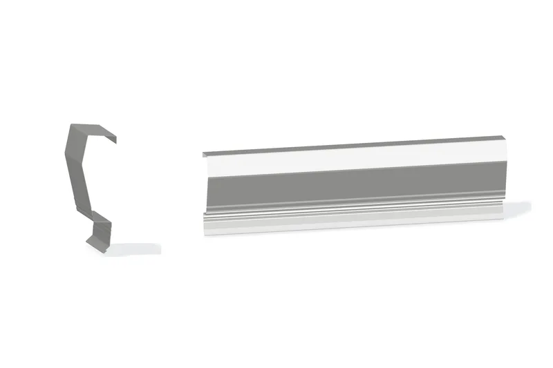 Sculptured Eave Box Trim - BattenLok HS, SuperLok Roof for use with Wall Panel Up To 3" — Product reference illustration. The shown finish and dimensions are representative; refer to the selected product options.