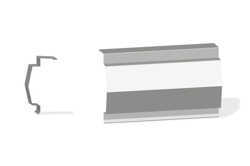 Sculptured Northern Lg. Peak Box - BattenLok HS, SuperLok Roof At Steel Line with 3" Wall Panel — Product reference illustration. The shown finish and dimensions are representative; refer to the selected product options.