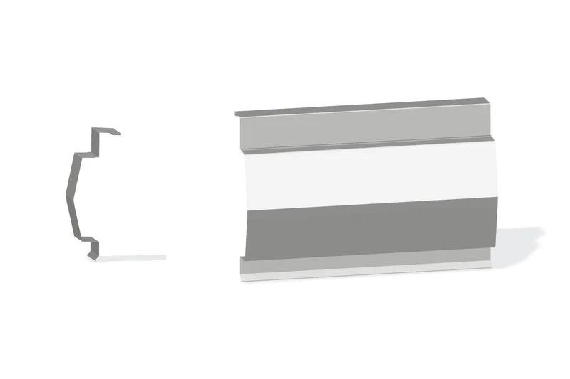 Sculptured Northern Lg. Peak Box - Double-Lok, Ultra-Dek Roof At Steel Line with 1-1/4" Wall Panel — Product reference illustration. The shown finish and dimensions are representative; refer to the selected product options.