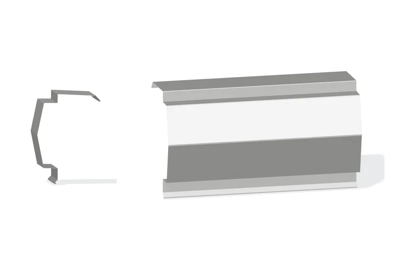 Sculptured Northern Lg. Peak Box - PBR Roof 3/4" Thru 3" From Steel Line with 3/4" Thru 1-3/4" Wall Panel — Product reference illustration. The shown finish and dimensions are representative; refer to the selected product options.