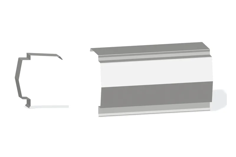 Sculptured Northern Lg. Peak Box - PBR Roof 3/4" Thru 3" From Steel Line with 3" Wall Panel — Product reference illustration. The shown finish and dimensions are representative; refer to the selected product options.