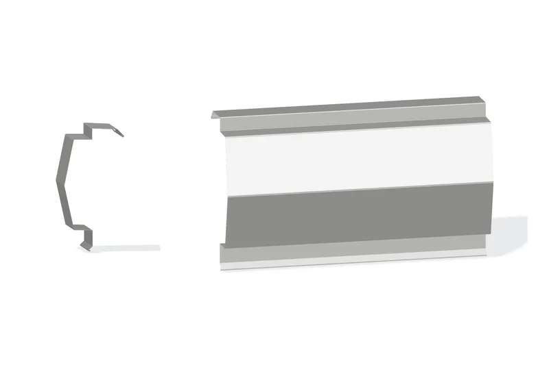 Sculptured Northern Lg. Peak Box - PBR Roof At Steel Line Up To 3/4" with 3/4" Thru 1-3/4" Wall Panel — Product reference illustration. The shown finish and dimensions are representative; refer to the selected product options.