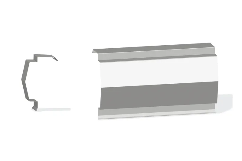 Sculptured Northern Lg. Peak Box - PBR Roof At Steel Line Up To 3/4" with 3" Wall Panel — Product reference illustration. The shown finish and dimensions are representative; refer to the selected product options.
