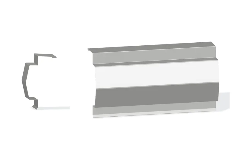 Sculptured Northern Std. Peak Box - BattenLok HS, SuperLok Roof At Steel Line with 3" Wall Panel — Product reference illustration. The shown finish and dimensions are representative; refer to the selected product options.