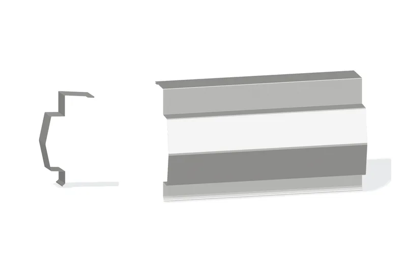 Sculptured Northern Std. Peak Box - Double-Lok, Ultra-Dek Roof At Steel Line with 3" Wall Panel — Product reference illustration. The shown finish and dimensions are representative; refer to the selected product options.