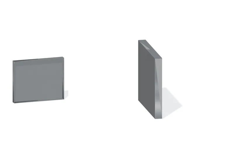 Sculptured Rake End Trim — Product reference illustration. The shown finish and dimensions are representative; refer to the selected product options.
