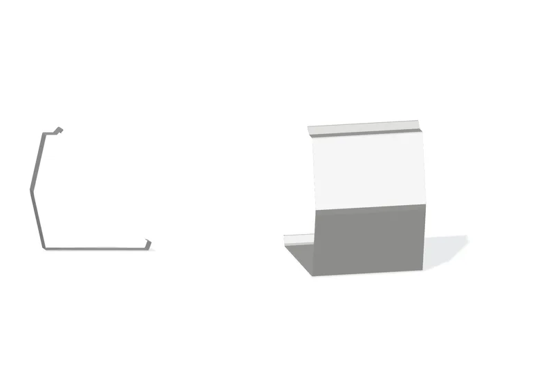 Sculptured Southern Lg. Gutter Expansion Cover - Double-Lok, Ultra-Dek — Product reference illustration. The shown finish and dimensions are representative; refer to the selected product options.