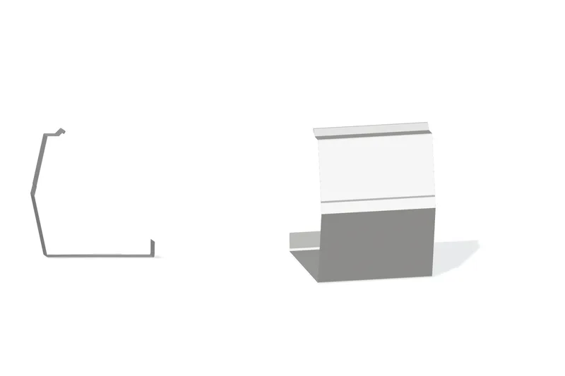 Sculptured Southern Lg. Gutter Expansion Cover - PBR — Product reference illustration. The shown finish and dimensions are representative; refer to the selected product options.