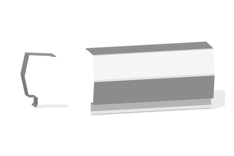 Sculptured Southern Lg. Peak Box - BattenLok HS, SuperLok, Double-Lok, Ultra-Dek Roof At Steel Line with 3" Wall Panel — Product reference illustration. The shown finish and dimensions are representative; refer to the selected product options.