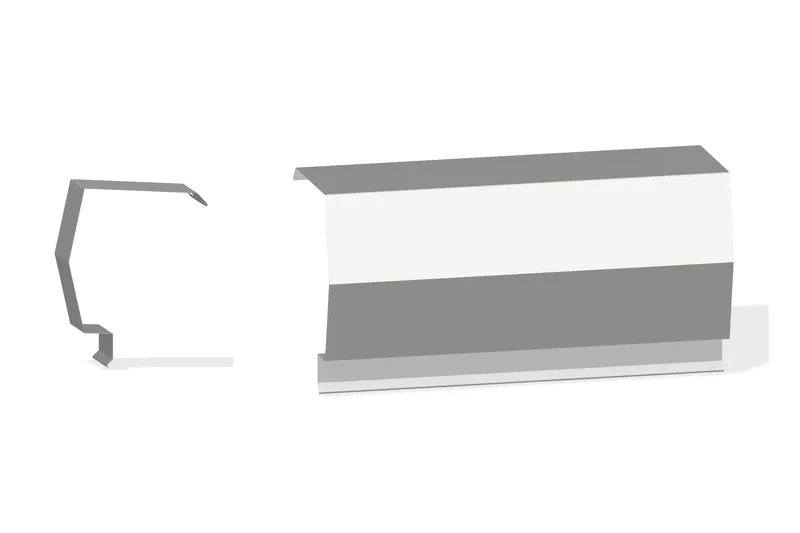 Sculptured Southern Lg. Peak Box - PBR Roof 3/4" Thru 3" From Steel Line with 3/4" Thru 1-3/4" Wall Panel — Product reference illustration. The shown finish and dimensions are representative; refer to the selected product options.