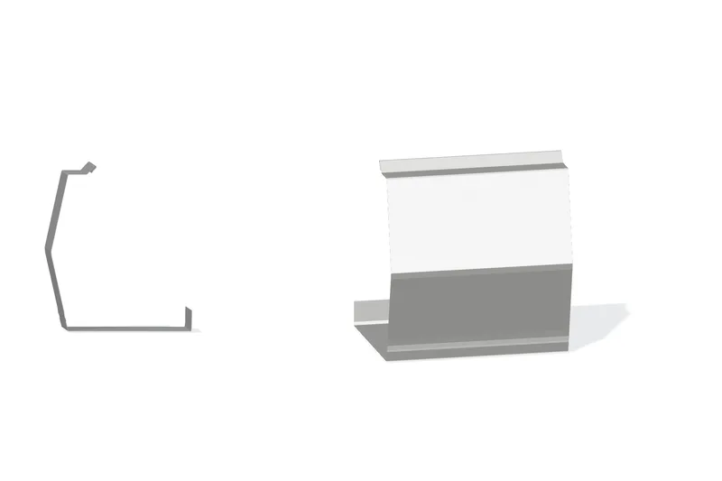 Sculptured Southern Std. Gutter Expansion Cover - Double-Lok, Ultra-Dek — Product reference illustration. The shown finish and dimensions are representative; refer to the selected product options.