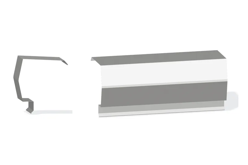 Sculptured Southern Std. Peak Box - PBR Roof 3/4" Thru 3" From Steel Line with 3/4" Thru 1-3/4" Wall Panel — Product reference illustration. The shown finish and dimensions are representative; refer to the selected product options.