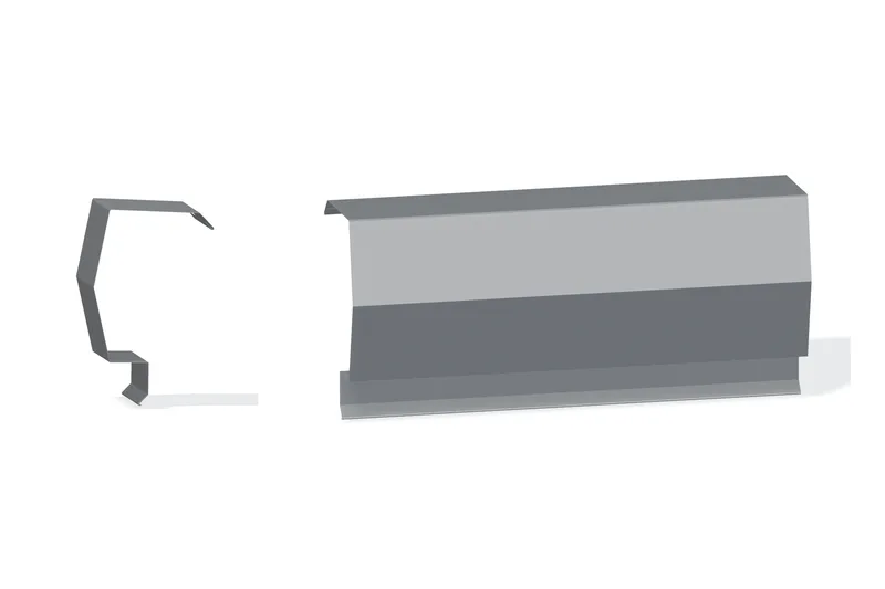 Sculptured Southern Std. Peak Box - PBR Roof At Steel Line Up To 3/4" with 3/4" Thru 1-3/4" Wall Panel — Product reference illustration. The shown finish and dimensions are representative; refer to the selected product options.