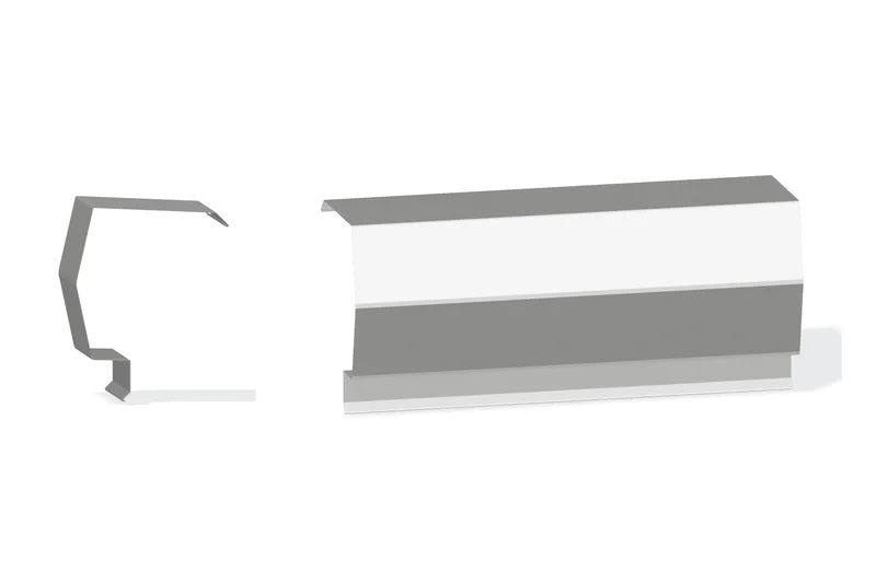Sculptured Southern Std. Peak Box - PBR Roof At Steel Line Up To 3/4" with 3" Wall Panel — Product reference illustration. The shown finish and dimensions are representative; refer to the selected product options.