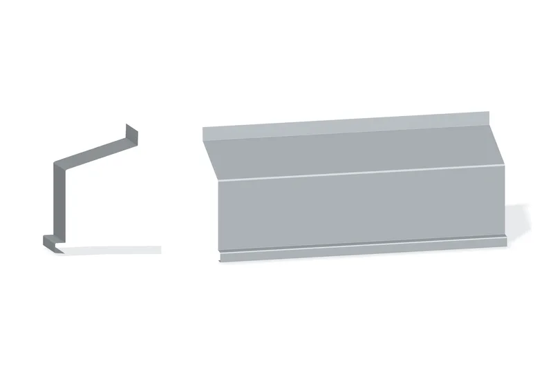 Sliding Door Hood Trim — Product reference illustration. The shown finish and dimensions are representative; refer to the selected product options.