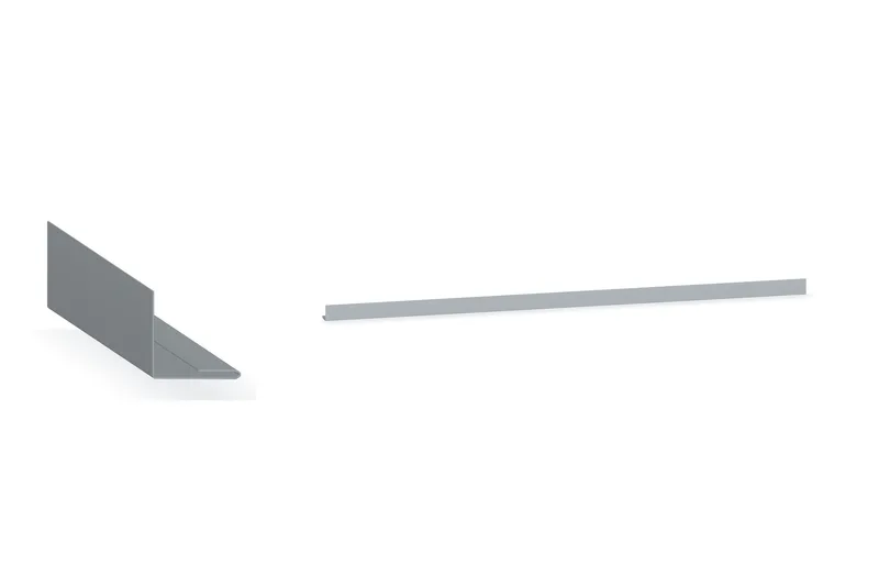 Soffit Angle Trim — Product reference illustration. The shown finish and dimensions are representative; refer to the selected product options.
